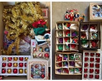 72 SmallVintageGlassOrnamentsChristmasDecor
