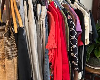 Clothes.  Mostly name-brand clothing.