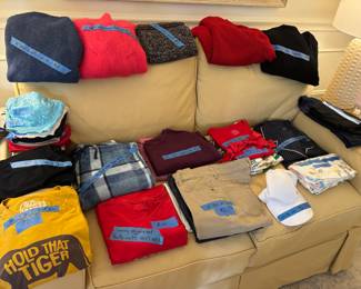 Miscellaneous clothing items.
