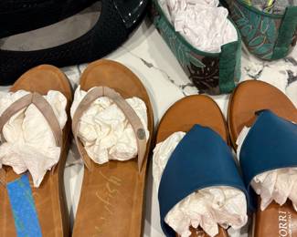 Gently worn shoes.