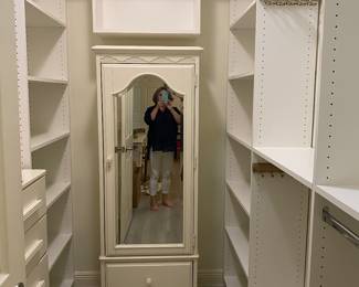 mirrored chest