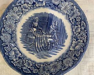 Liberty Blue plate