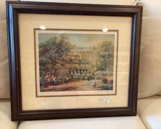 Robert Rucker signed and numbered print.   Jackson Square