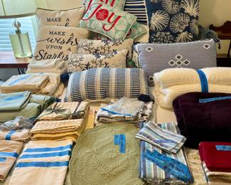 Linens, pillows