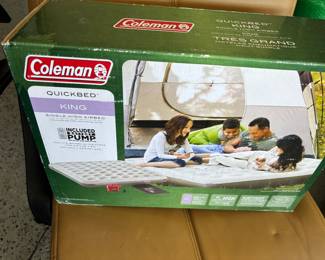 Coleman king blow-up mattress 