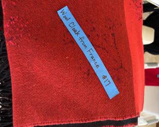 Wool cloak from France