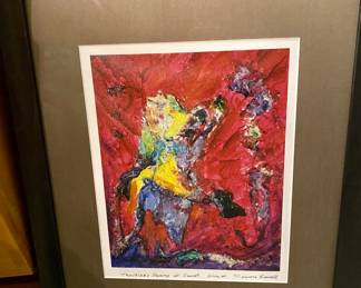 Watercolor - framed and matted
