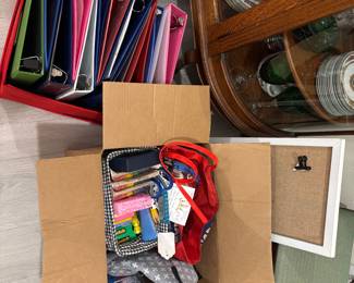 More school/office supplies.