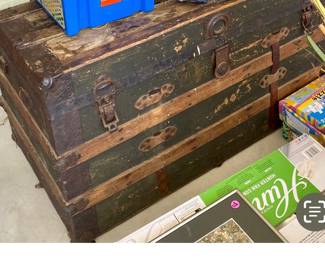 Antique trunk.