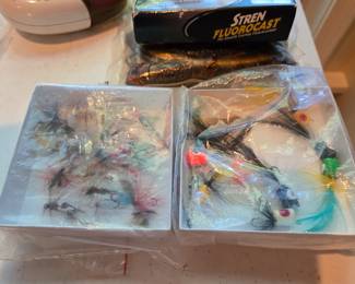 Hand tied flies