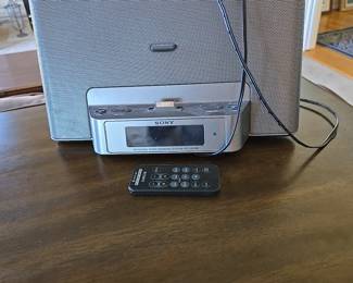 Sony radio and docking station