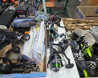 Fishing poles and reels