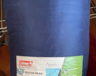 Coleman flannel-lined sleeping bag