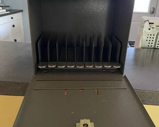 portable steel mail sorter? (interior)