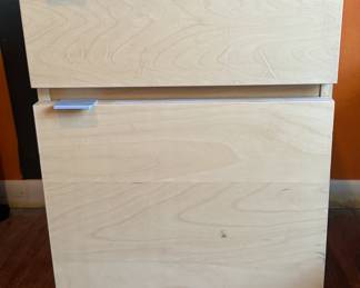 Sturdy IKEA file drawer unit on wheels.