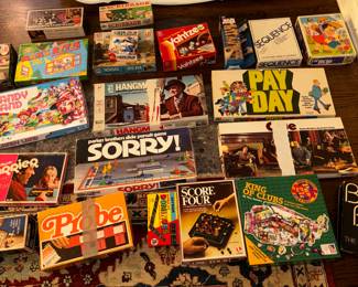 Tons of Board games!!!