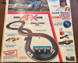 Vintage Jackie Stewart AFX electric race car set