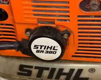 Stihl BR 380 back pack gasoline leaf blower! There is no substitute for the best