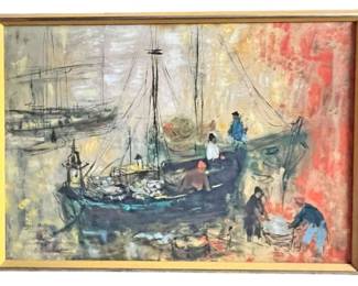Framed Patricia Cunningham Canvas Print