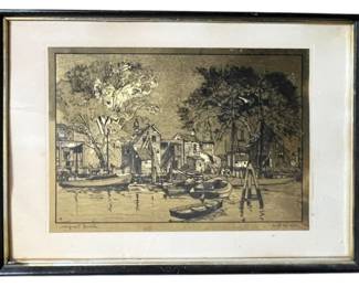 Framed Lionel Barrymore Art