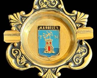 Vintage Marbella Brass Ashtray