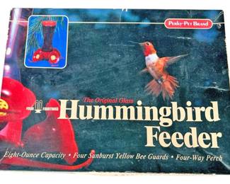 PerkyPet Original Glass Hummingbird Feeder