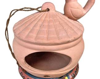 Terracotta Birdhouse