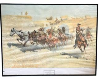 Framed Frederic Remington Art