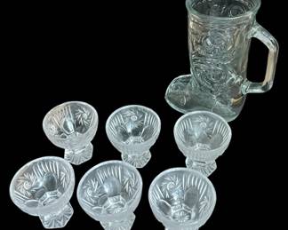Crystal Serving Glasses Boot Beer Mug