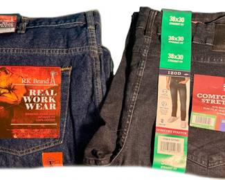 Men's RK Brand and Izod jeans (new)