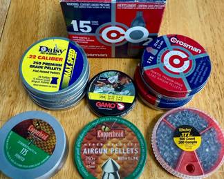 Assorted BBs and pellets