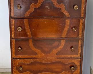 Antique inlaid dresser