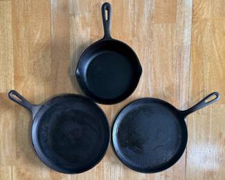 Cast iron skillets