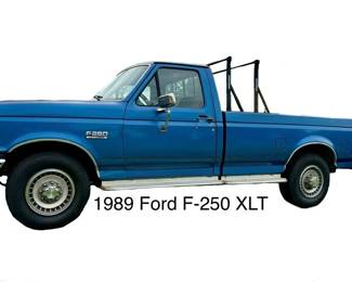 1989 Ford F-250 Lariat XLT extended body pickup with just under 97K miles