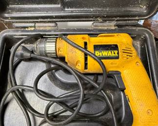 DeWalt power drill in case