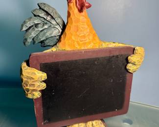 Ganz 12" Chicken Chalkboard Stand