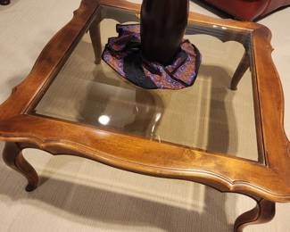 Glass Top Cocktail Table