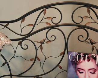 Metal Bird Headboard