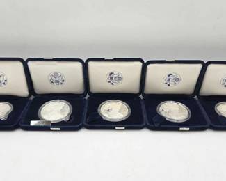 110  5 1ozt ..999 Fine Silver American Eagle Coins 