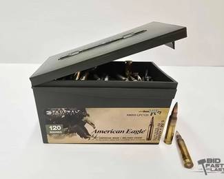1376 Approx 100 Rounds of 5.5645mm American Eagle Ammo