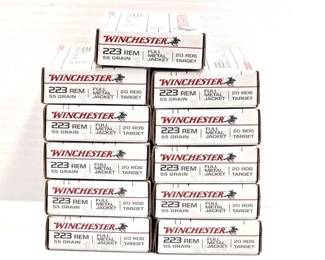 1300  NEW 11 Winchester 223 Rem 20rds 