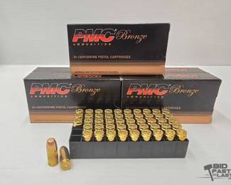 1370 NEW 250 Rounds of 40 SW PMC Bronze Ammo