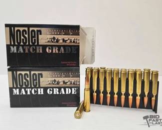 1352 NEW 40 Rounds of .308 Win Nosler Match Grade Ammo