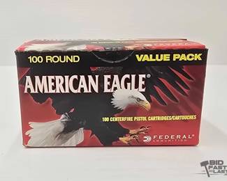 1378 NEW 100 Rounds of 9mm American Eagle Ammo