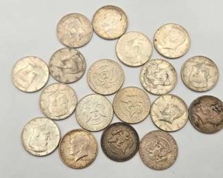 196  18 90 Silver Kennedy Half Dollars, 224g 