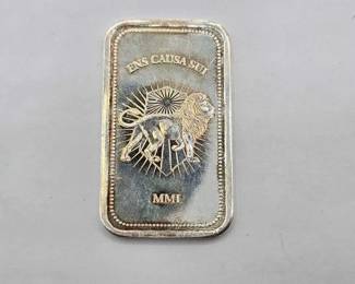 186  John Wick 1ozt .999 Fine Silver Bar 