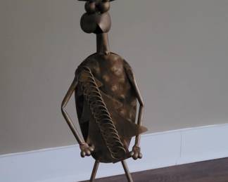 Metal Reindeer Figurine