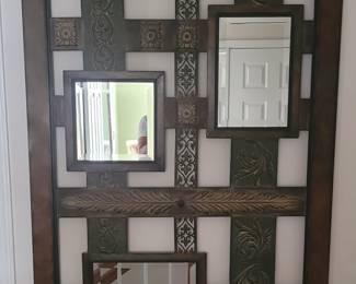 Beautiful Metal Mirror Large Wall Decor. 60 x 40