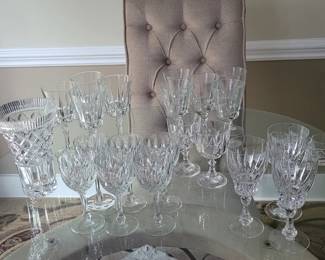 Various authentic Crystal glasses/Vase