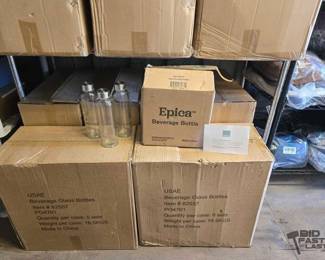 3516 Boxes Of Epica Beverage Glass Bottles